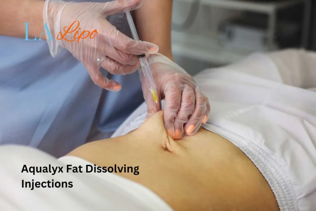 woman having fat dissolving injections West Ealing in the stomach